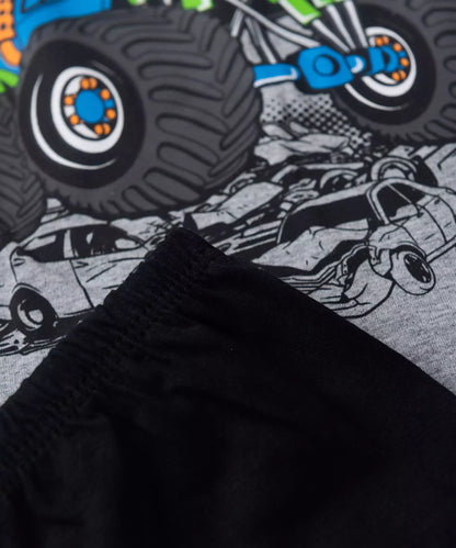 Pijama de Verão para Menino Monster Night Mescla