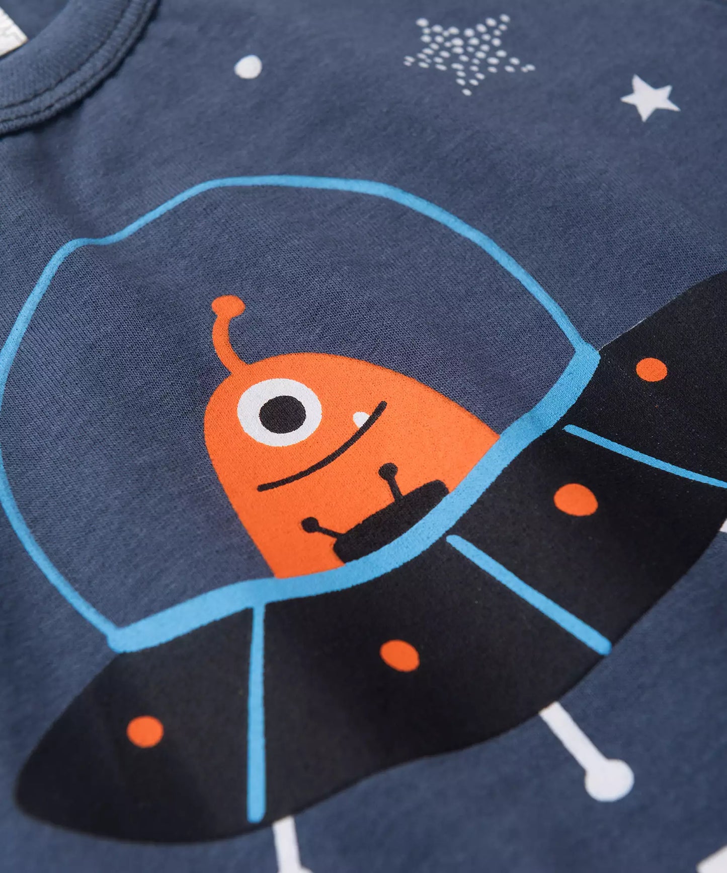 Pijama de Verão para Menino Space Dude Chumbo