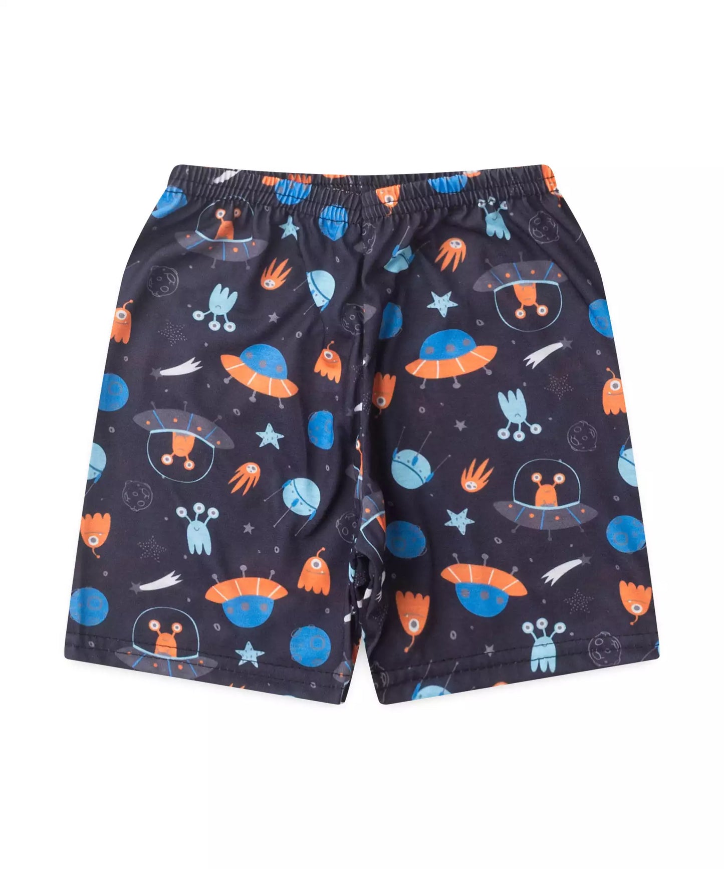 Pijama de Verão para Menino Space Dude Chumbo