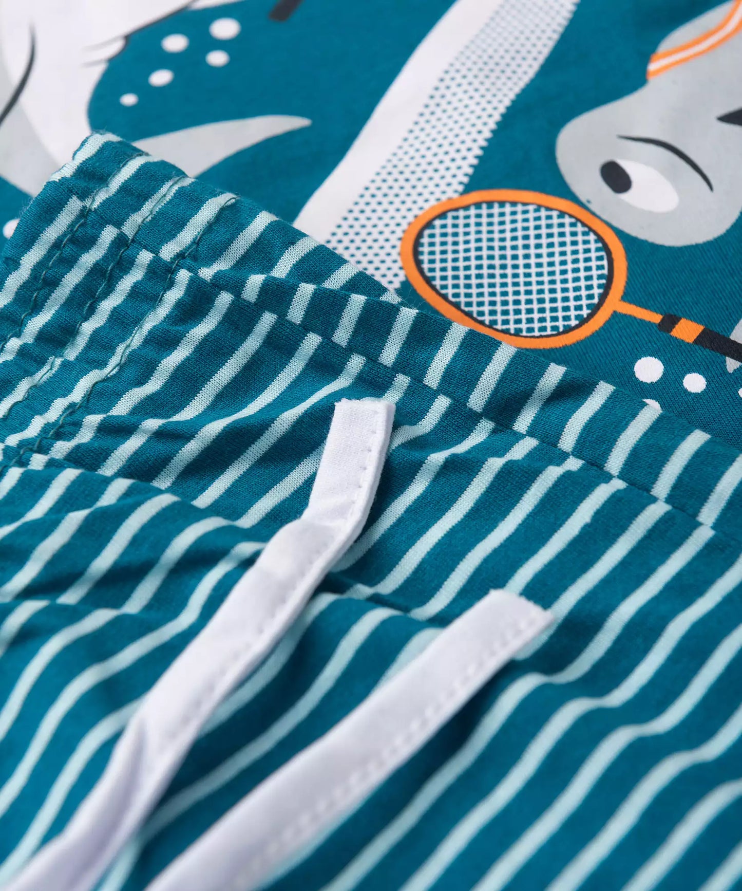 Pijama Infantil de Verão para Menino Sea Petróleo