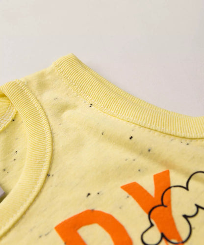 Regata para Bebê Menino Elefantinho Amarelo