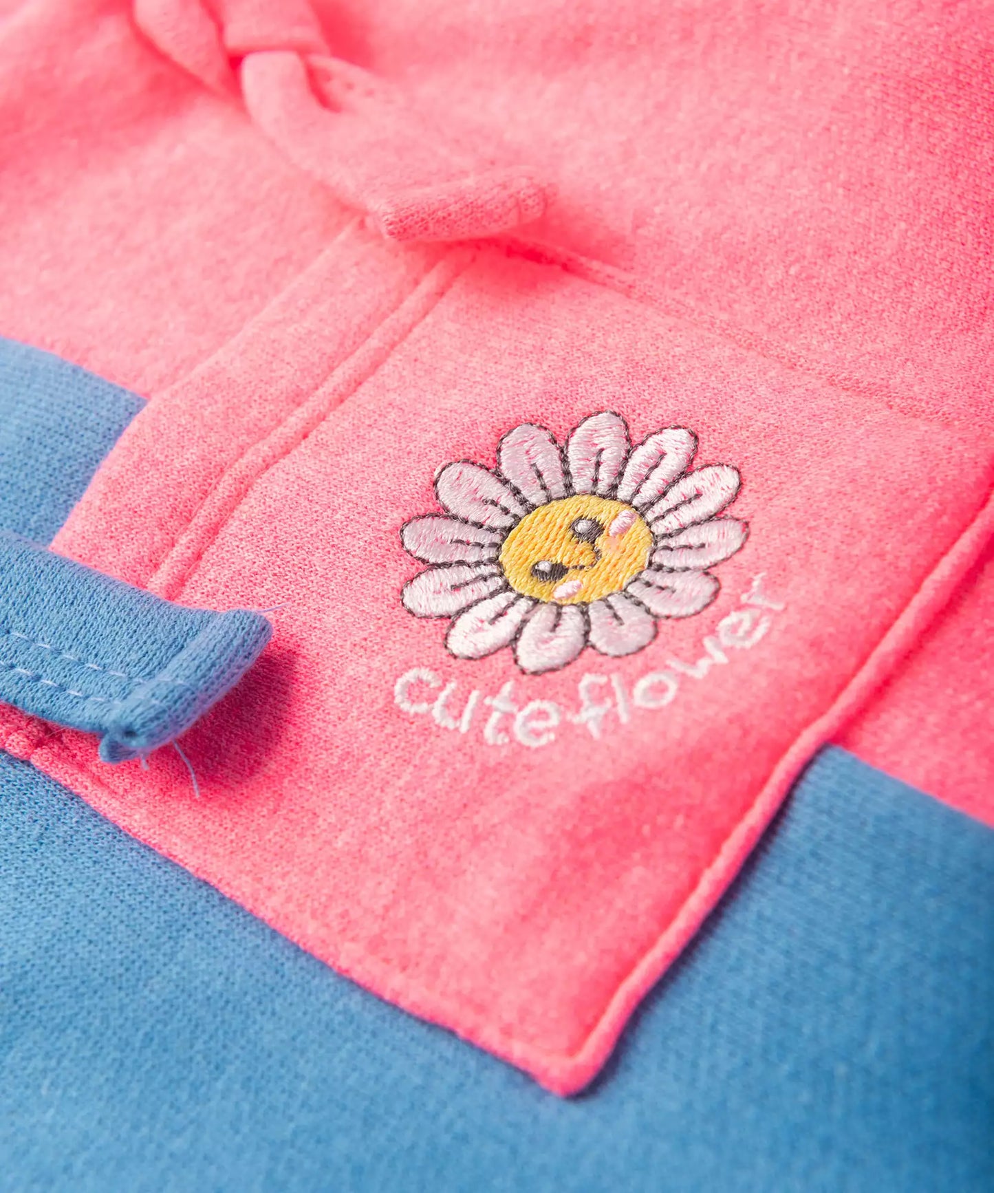 Salopete de Inverno para Bebê Menina Florzinha Azul
