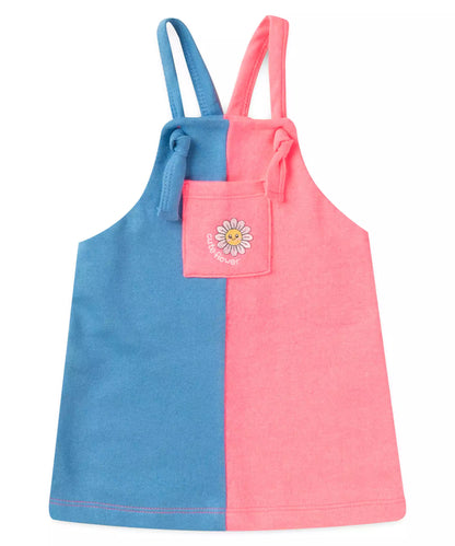 Salopete de Inverno para Bebê Menina Florzinha Azul