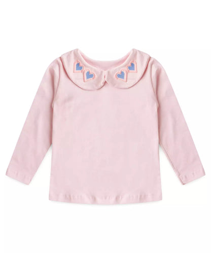 Salopete de Inverno para Menina Corações Azul