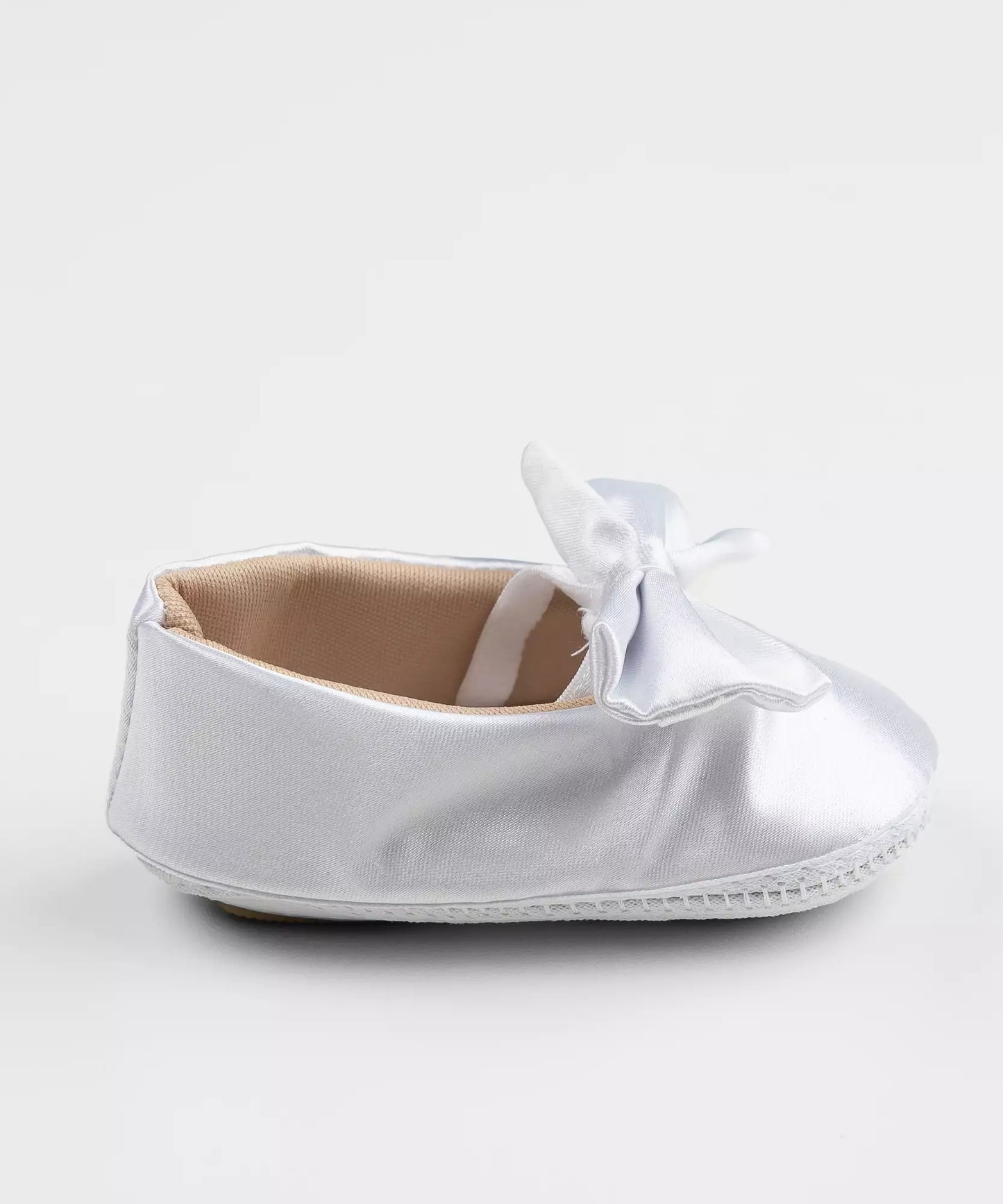Sapatilha para Bebê Menina Batizado Branca
