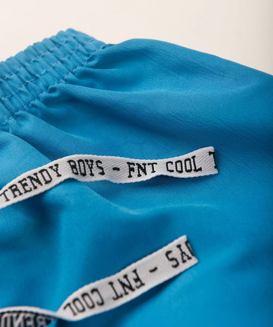 Short Infantil Masculino Estampa Revela na Água Azul
