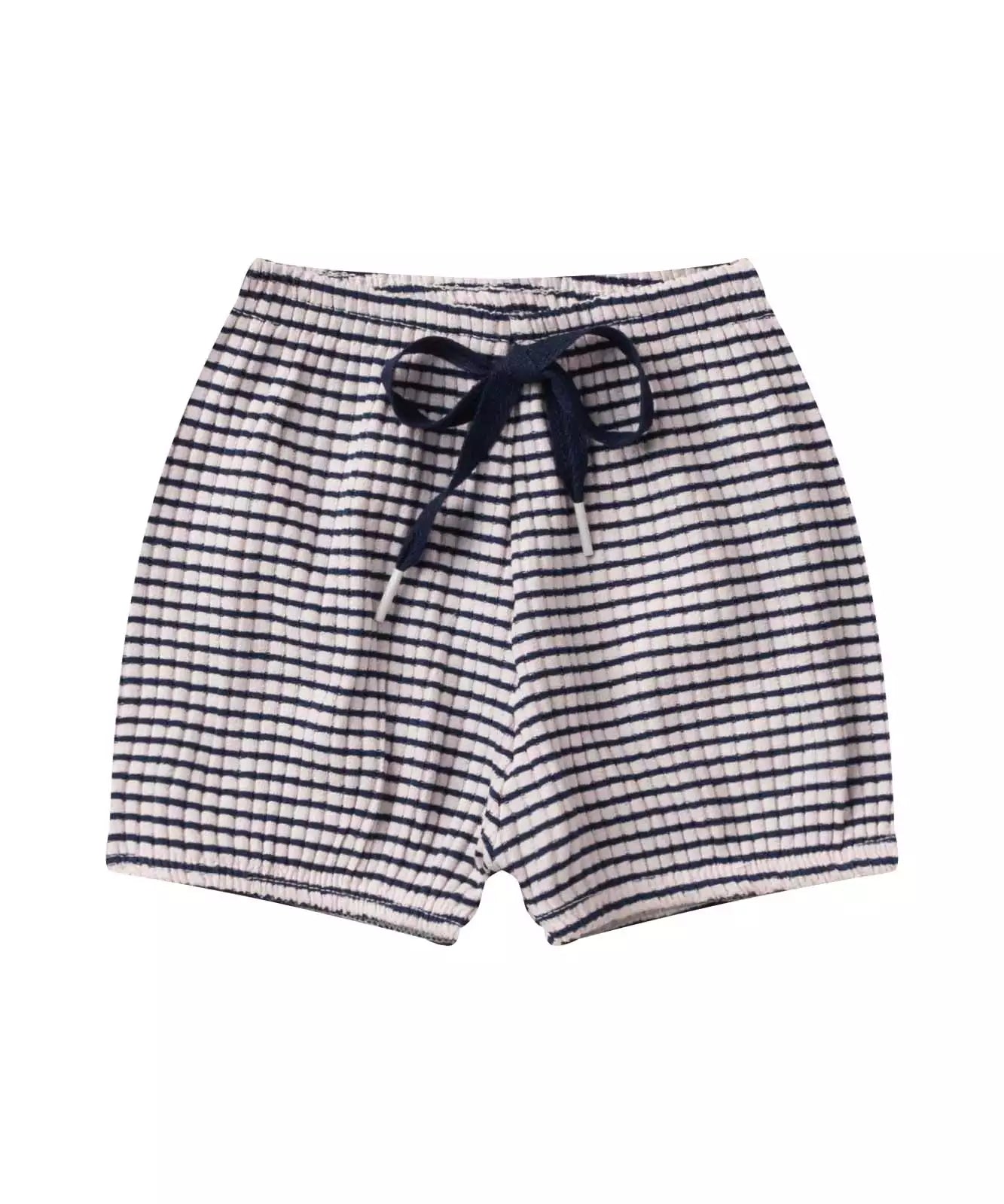 Short para Bebê Menina Listrado Marinho