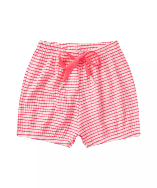 Short para Bebê Menina Listrado Pink