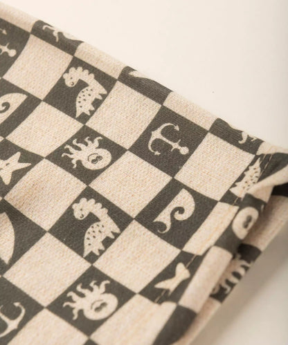 Short para Bebê Menino Estampado Marfim