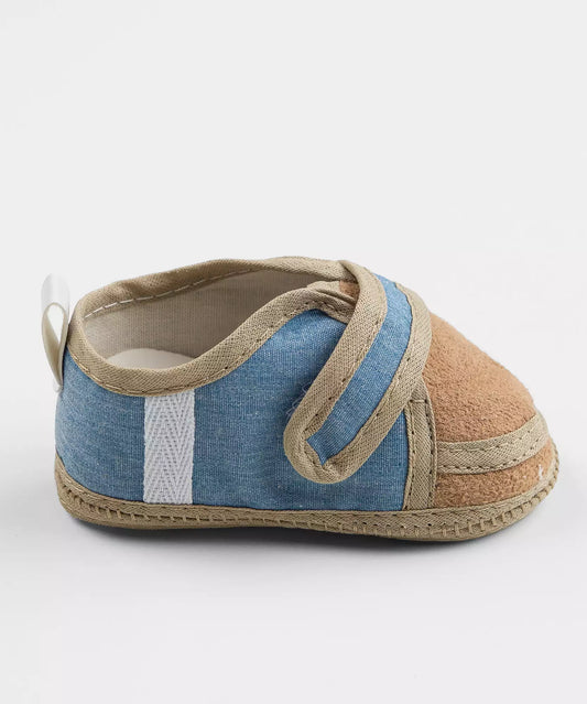 Tênis para Bebê Menino com Velcro Marrom