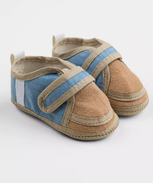 Tênis para Bebê Menino com Velcro Marrom