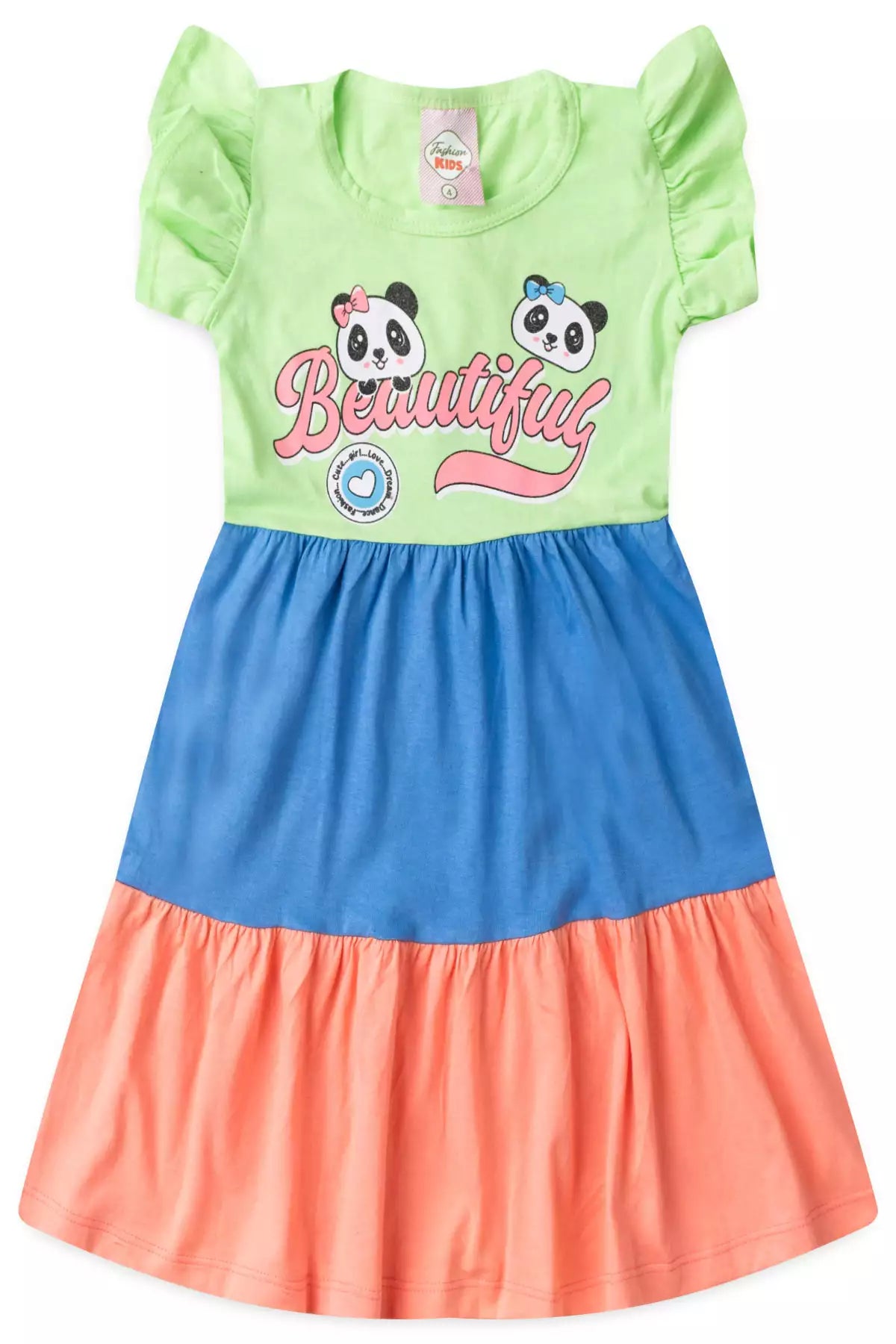 Vestido 3 Marias para Menina Beautiful Verde