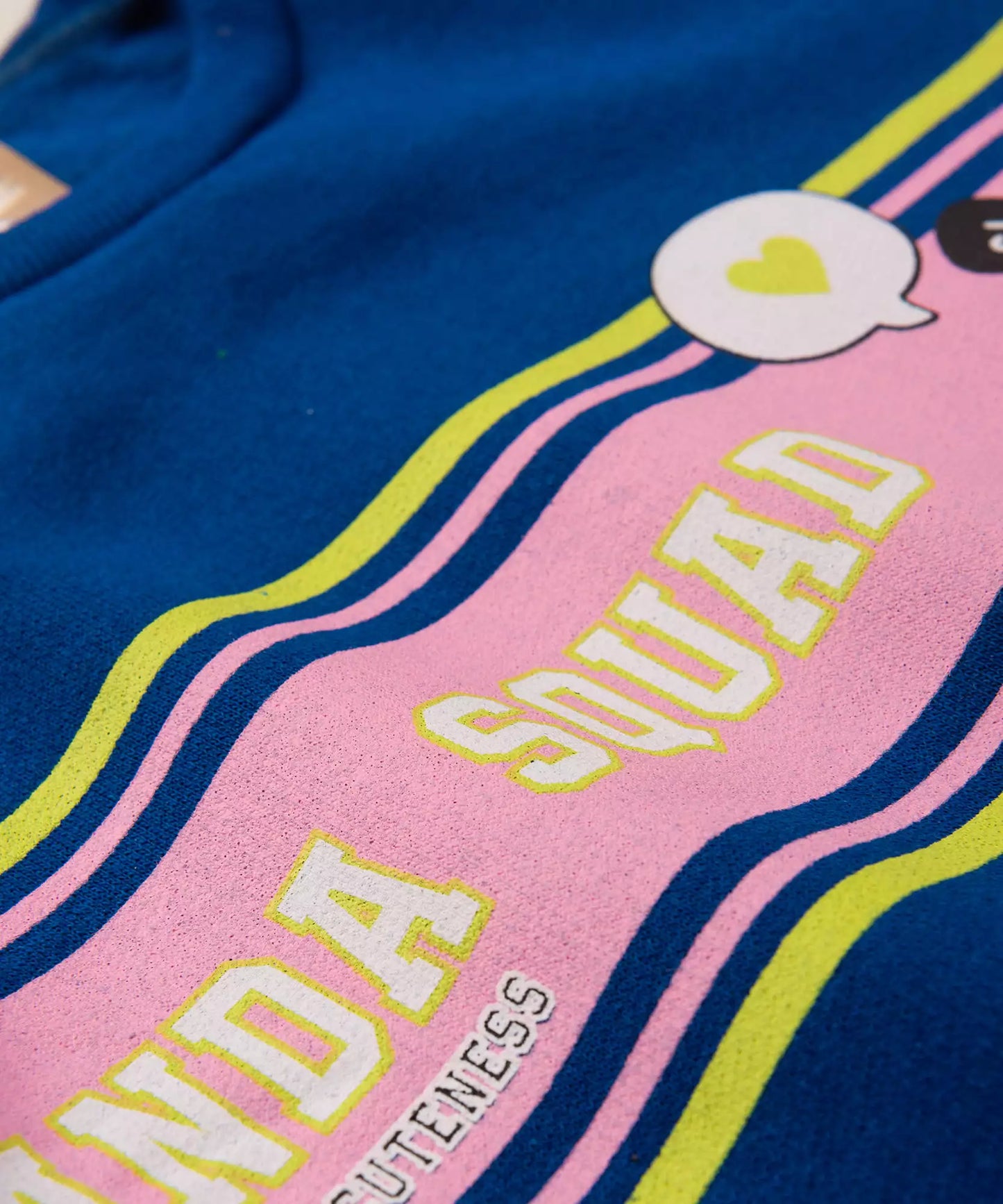 Vestido de Inverno Infantil Estampado Azul