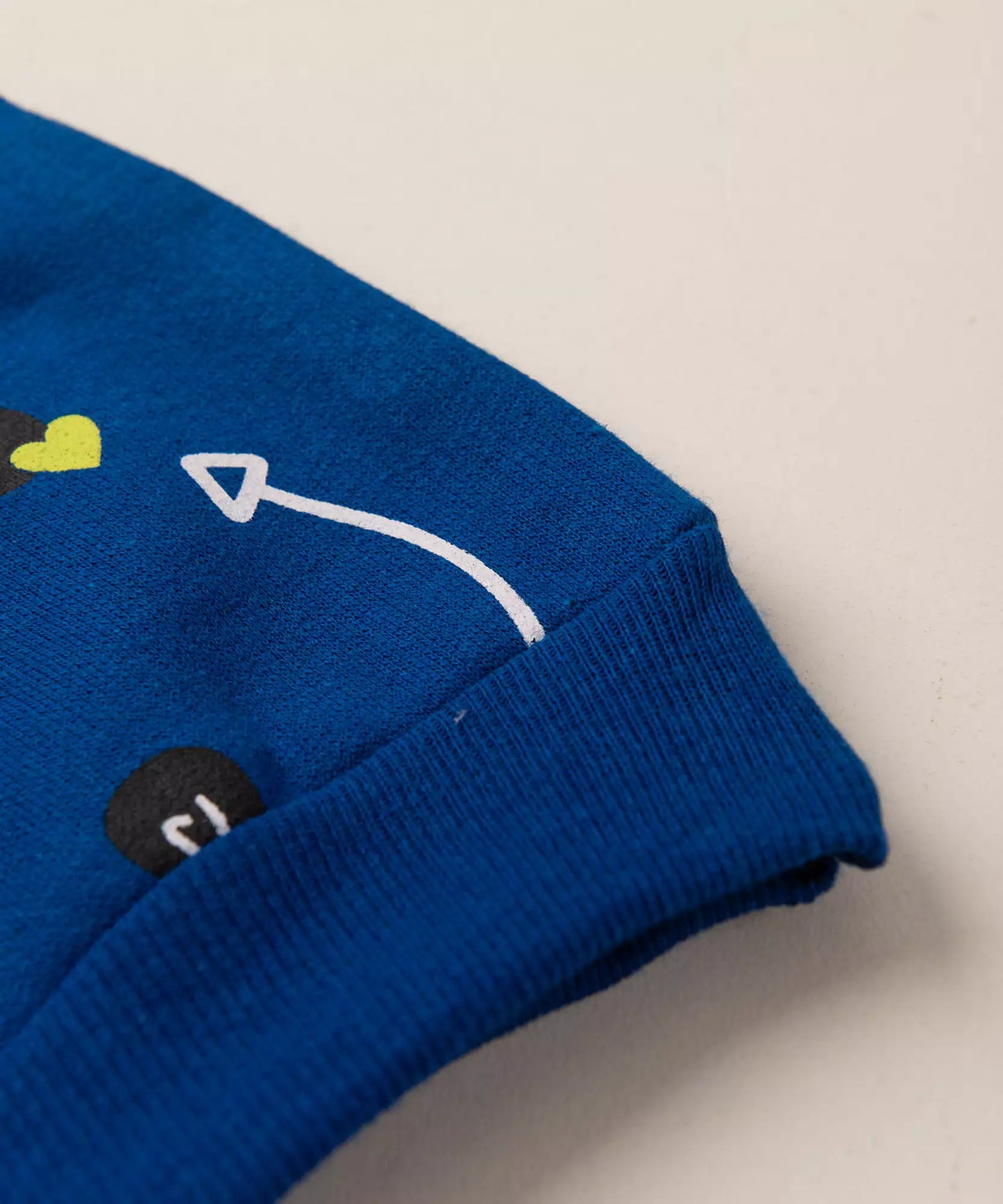 Vestido de Inverno Infantil Estampado Azul