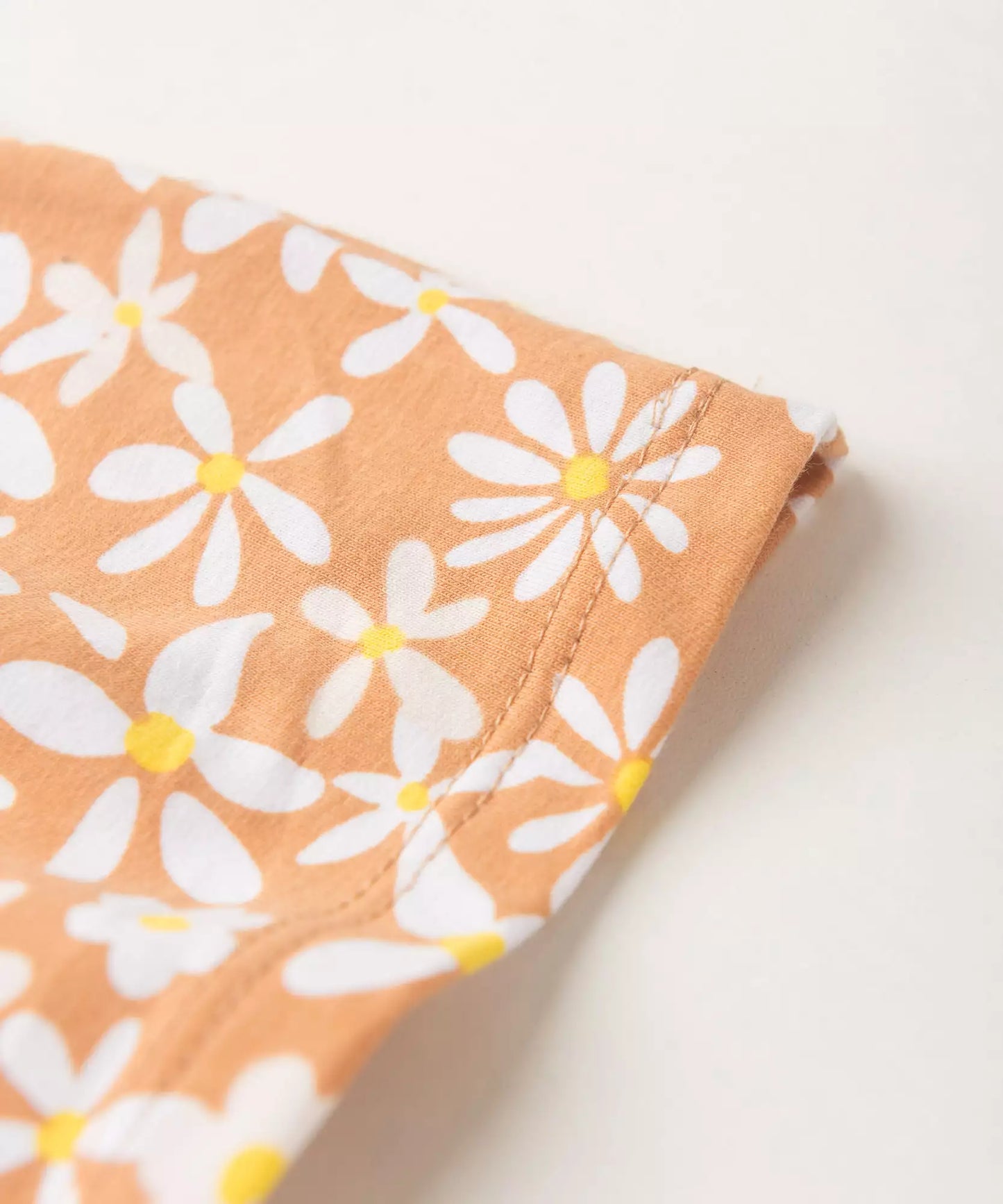 Vestido de Inverno para Menina Floral Amarelo