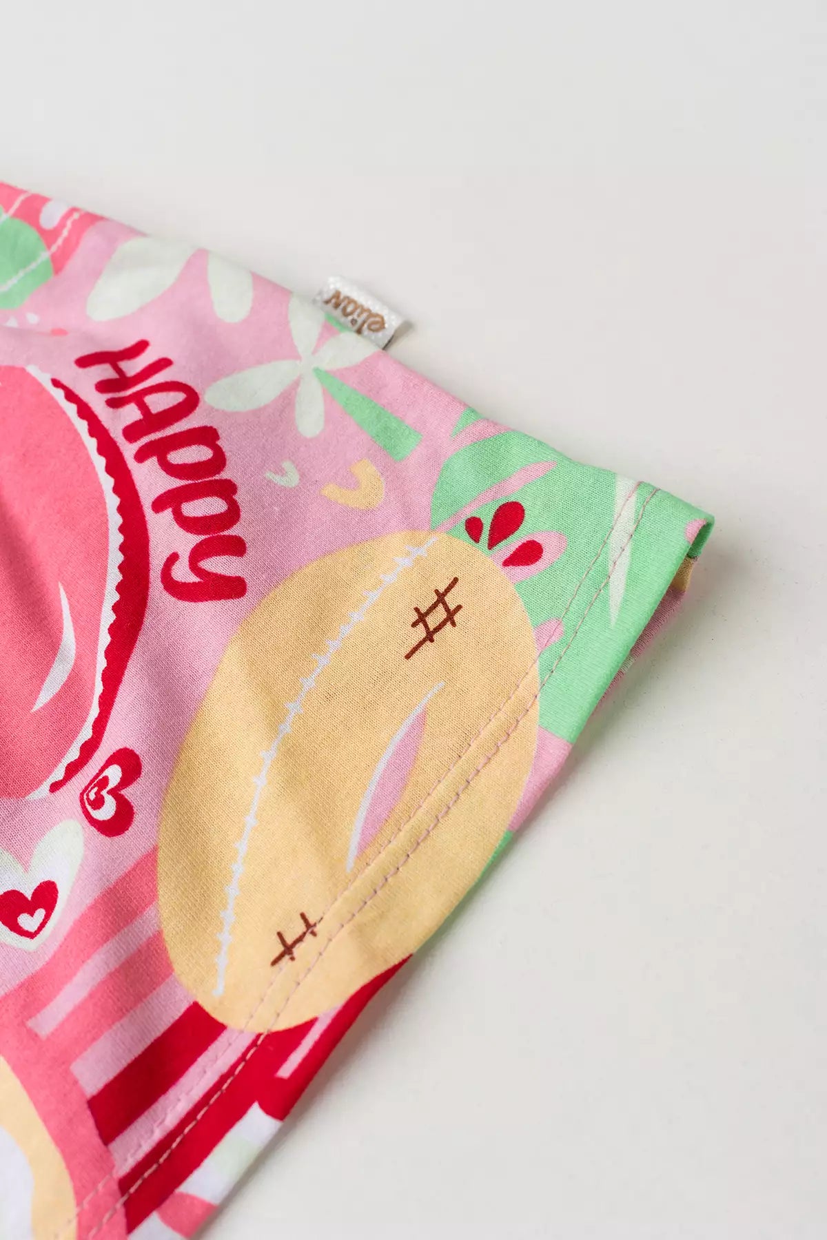 Vestido de Verão para Menina Delícia Tropical Rosa