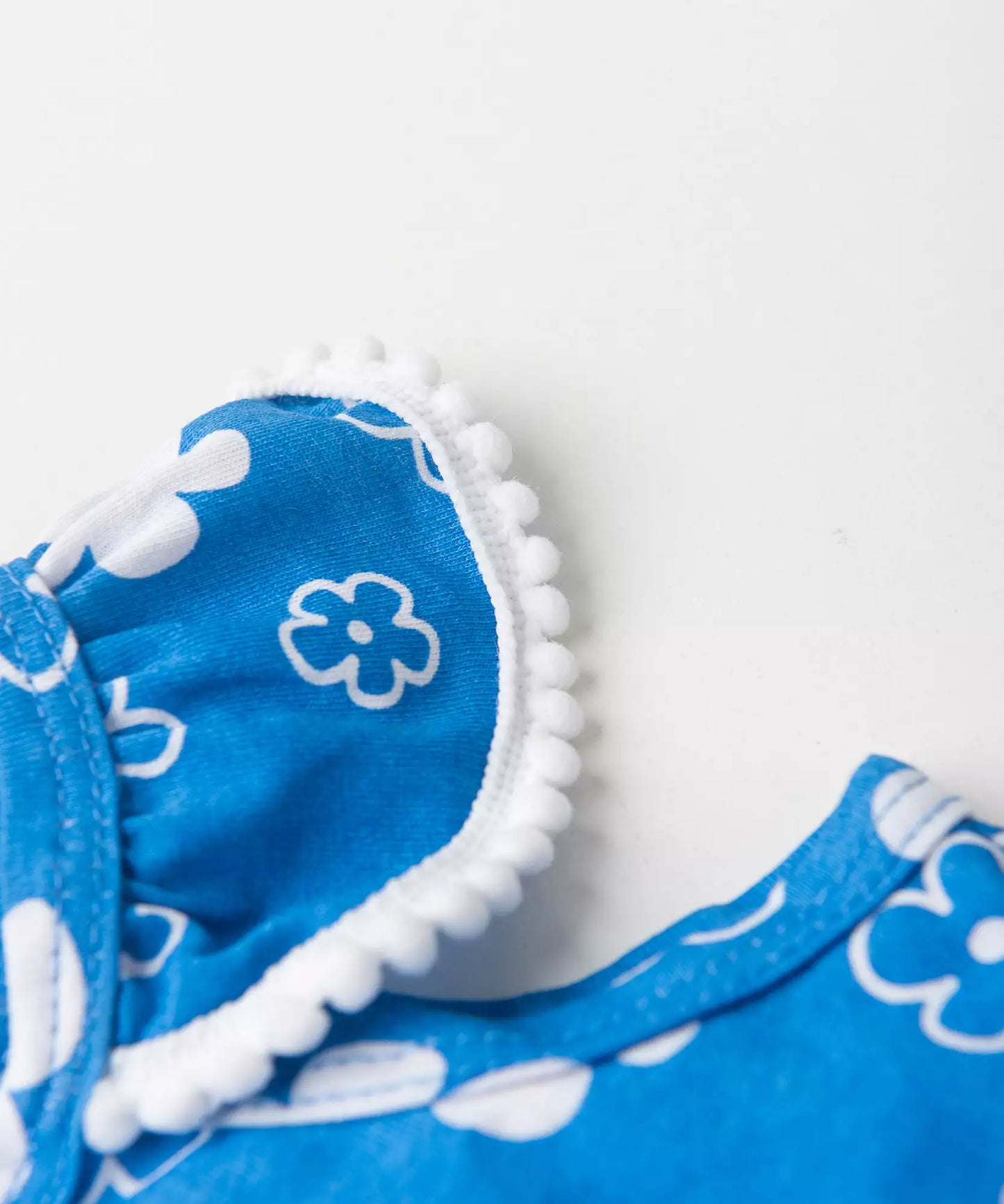 Vestido de Verão para Menina Florzinha Azul