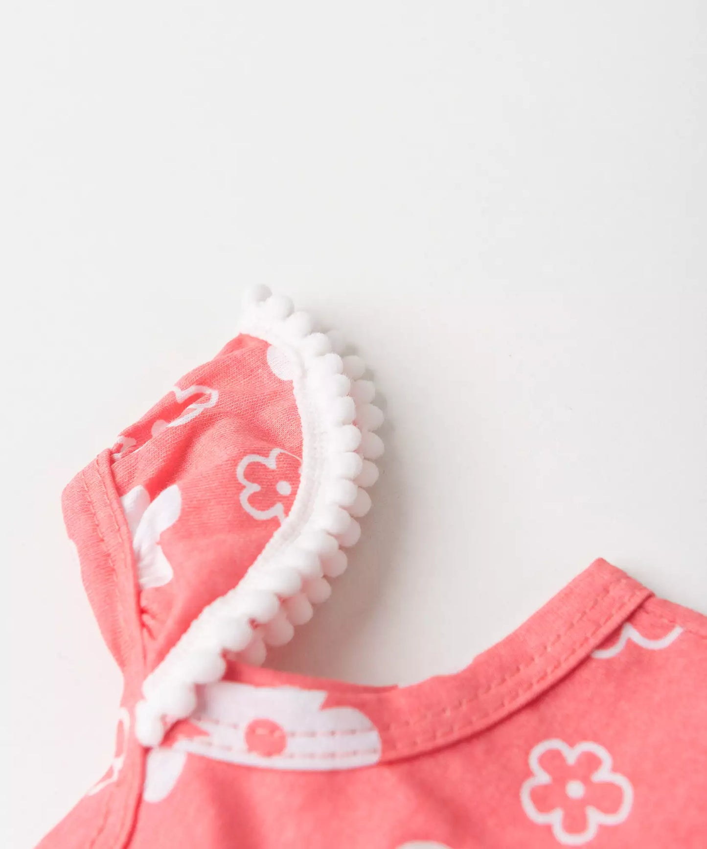 Vestido de Verão para Menina Florzinha Rosa
