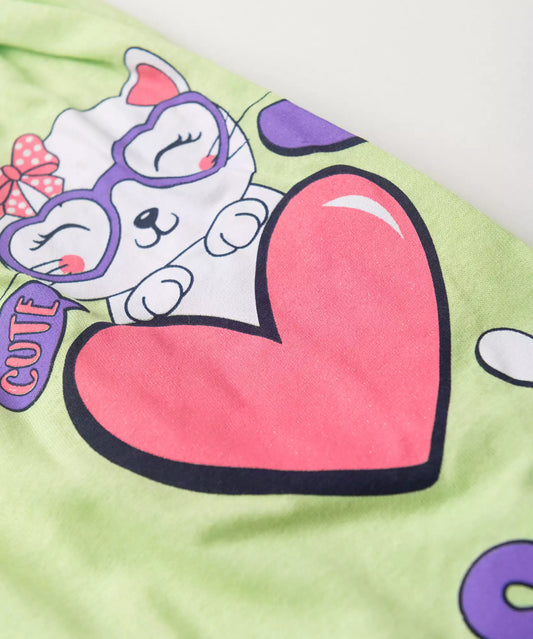 Vestido de Verão para Menina Gatinha Marinho