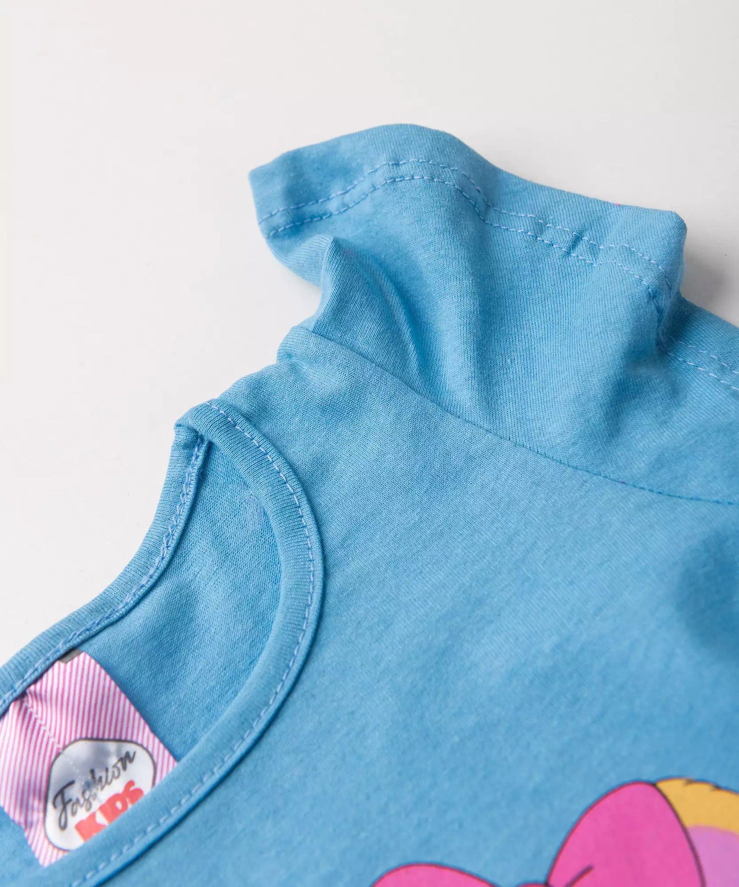 Vestido de Verão para Menina Tigresa Azul