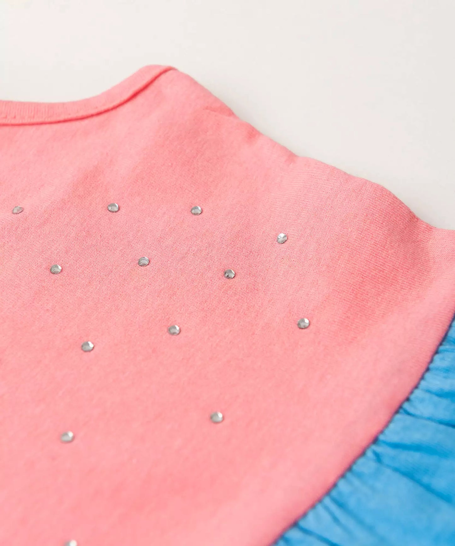 Vestido de Verão para Menina Três Marias com Strass Rosa