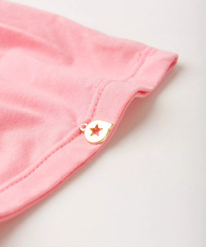 Vestido Infantil 3 Marias Floral Rosa