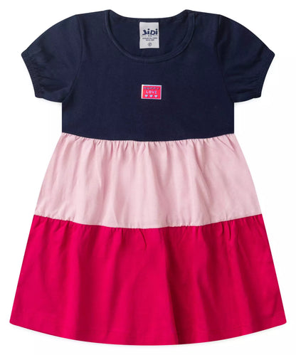 Vestido Infantil 3 Marias Marinho