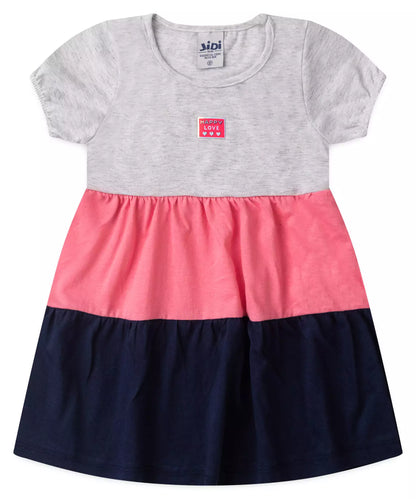 Vestido Infantil 3 Marias no Rosa