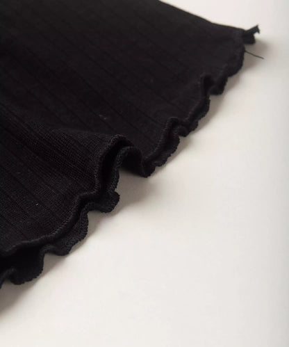 Vestido Infantil Básico Coração Preto