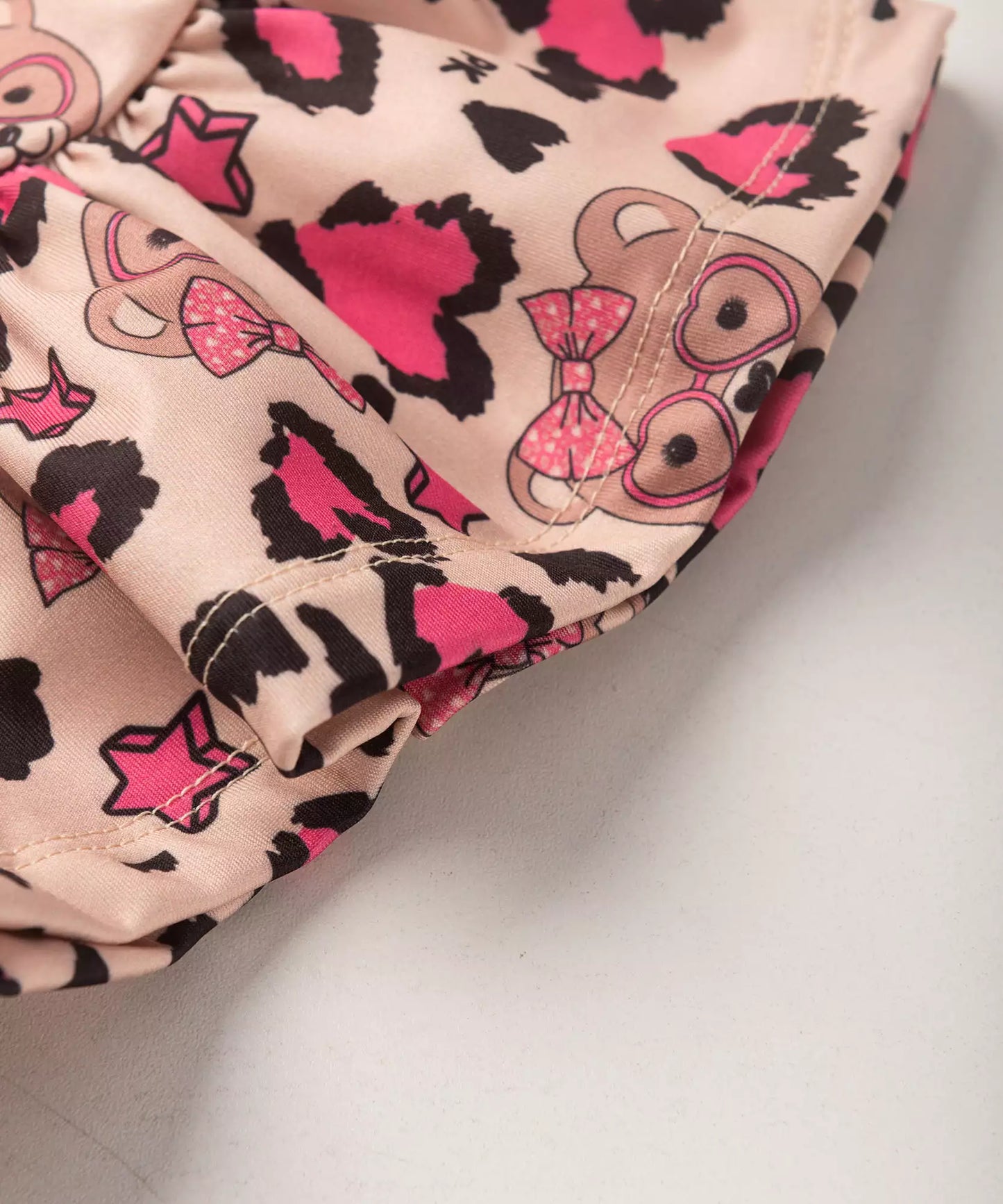 Vestido Infantil de Inverno Oncinha Marrom