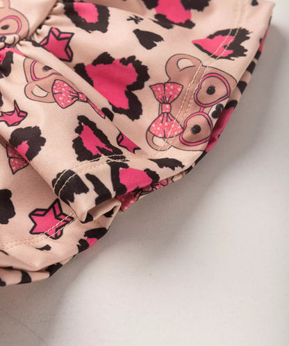 Vestido Infantil de Inverno Oncinha Marrom