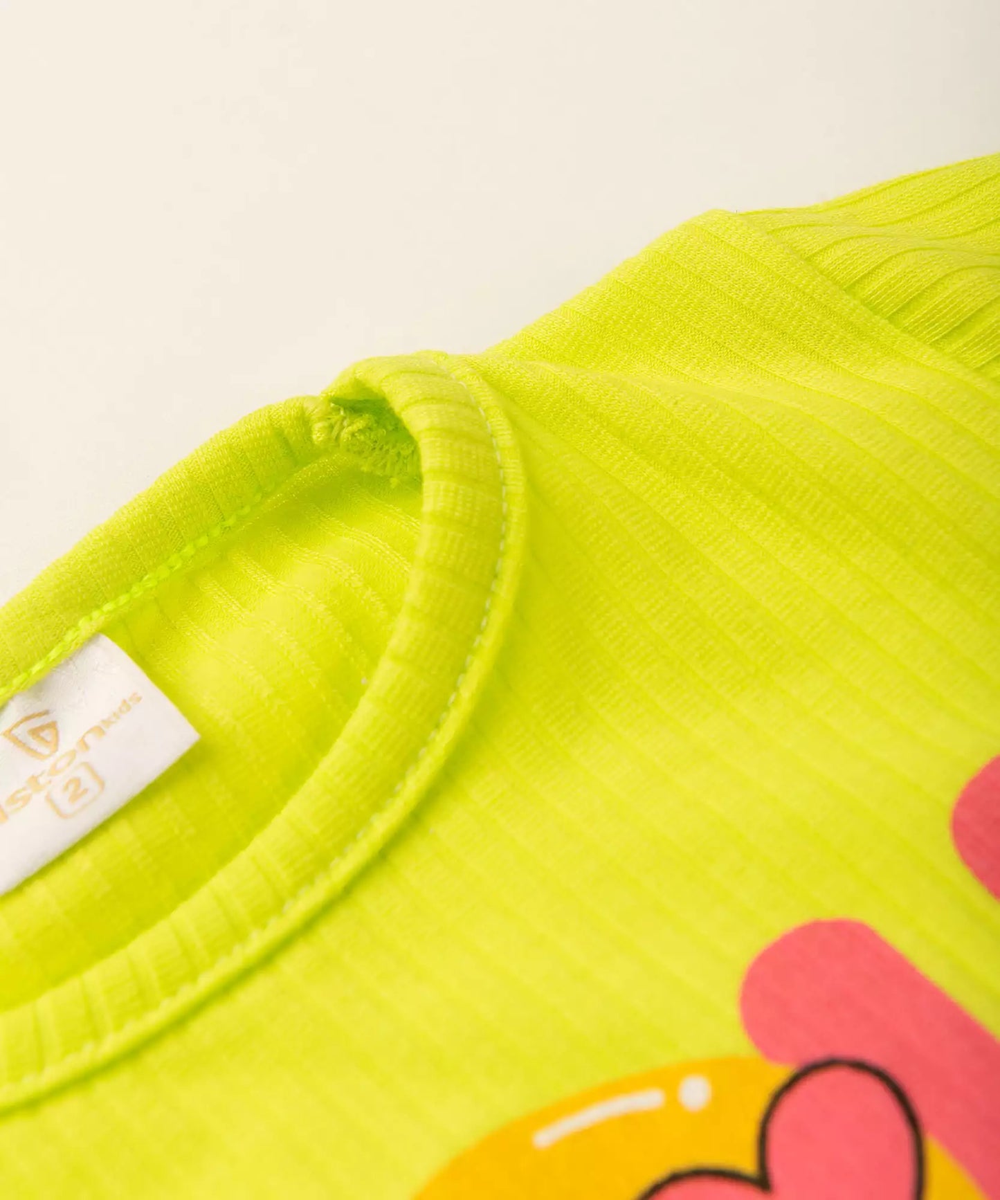 Vestido Infantil Emoji Verde