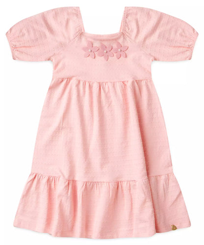 Vestido Infantil Florzinha Rosa