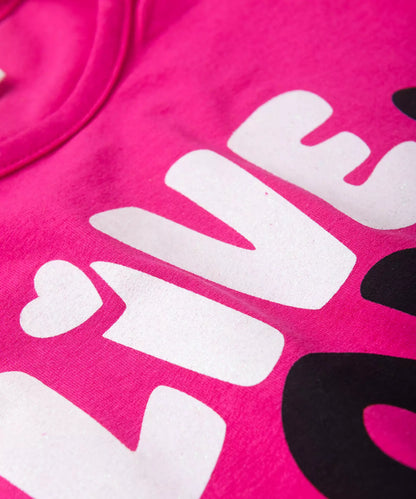 Vestido Infantil Love Pink