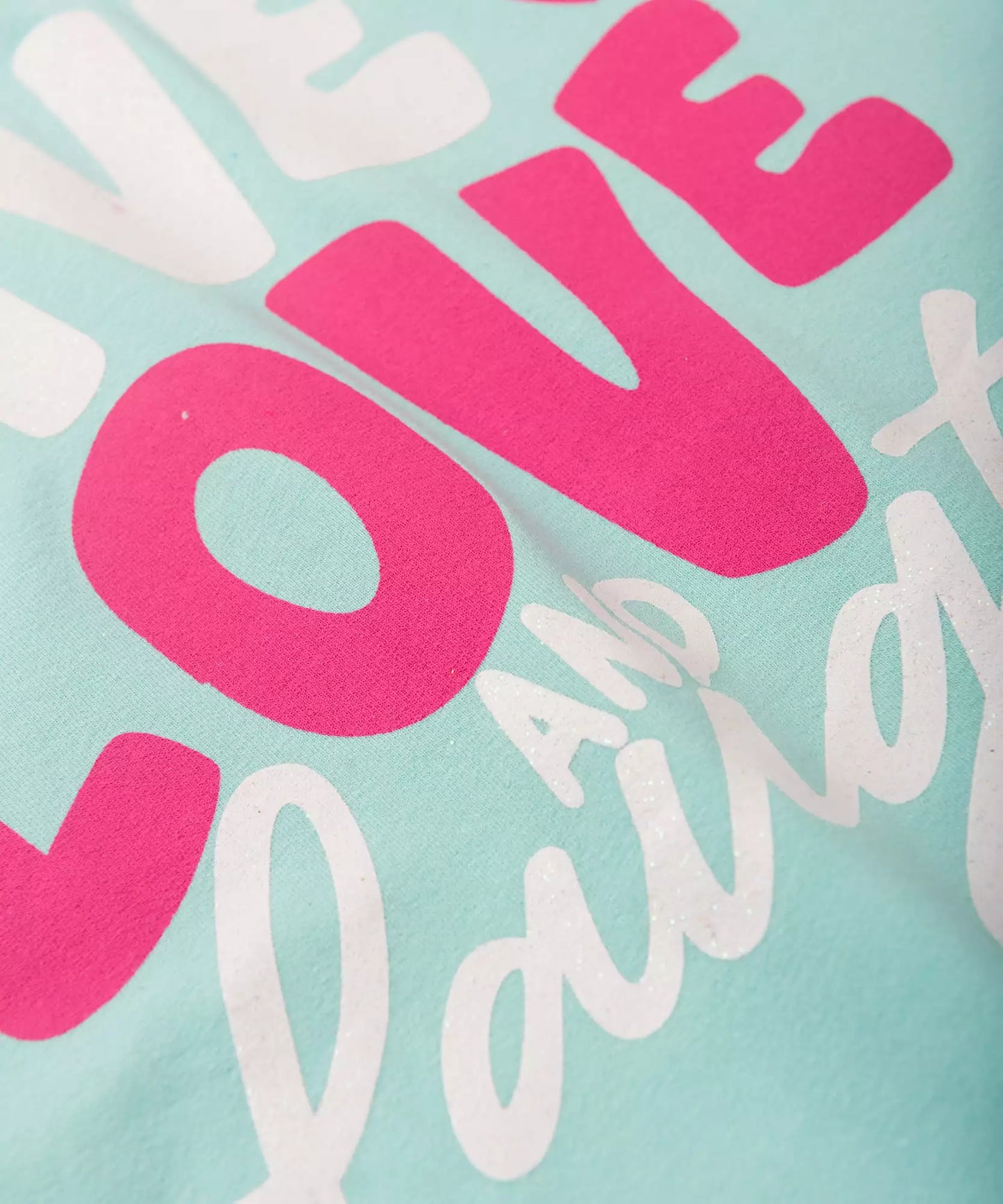 Vestido Infantil Love Verde