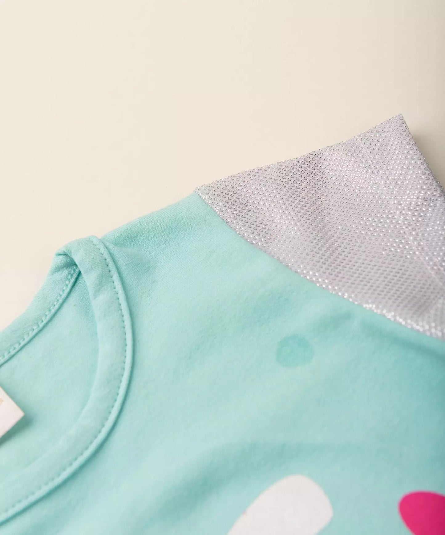 Vestido Infantil Love Verde