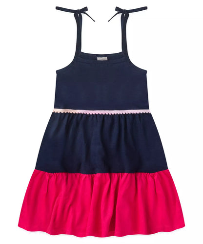 Vestido Infantil Marinho Rodado