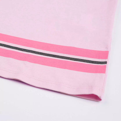 Vestido Infantil Rosa com Estampa de Cachorrinho