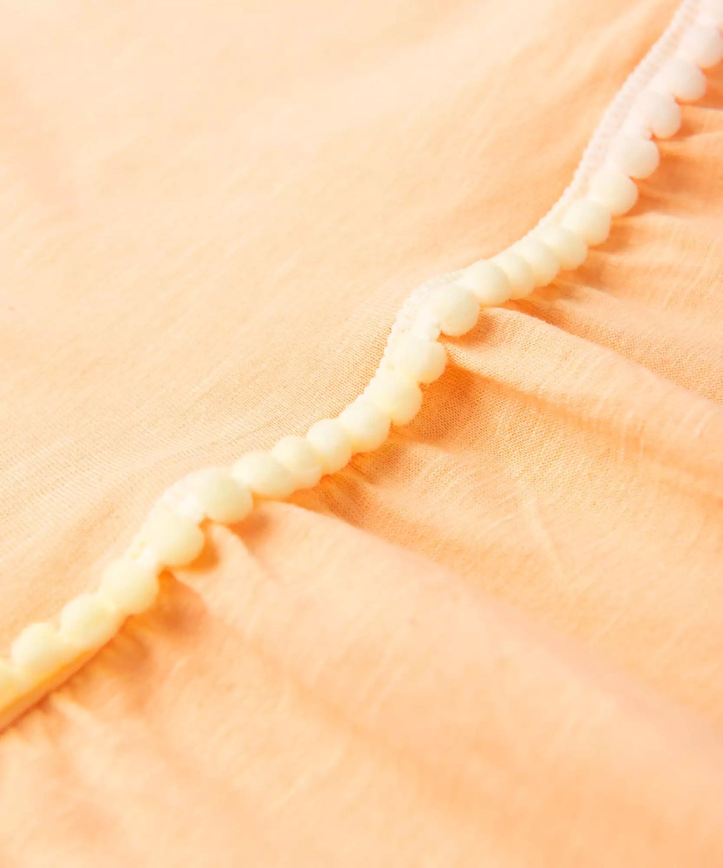 Vestido Infantil Salmão Rodado