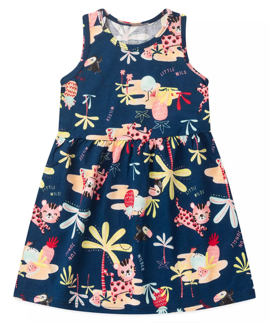 Vestido Infantil Selva Marinho