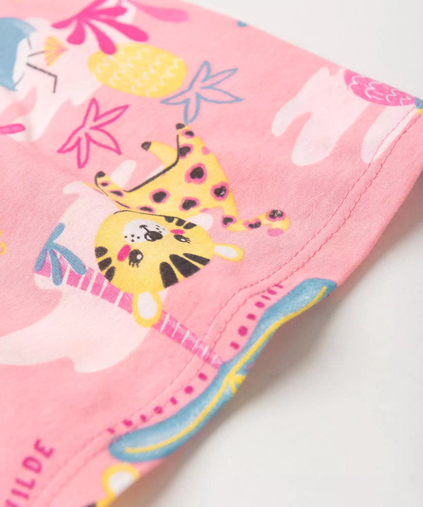 Vestido Infantil Selva Rosa
