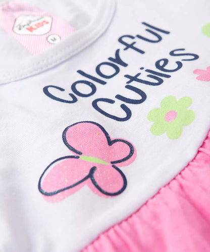 Vestido para Bebê 3 Marias Branco