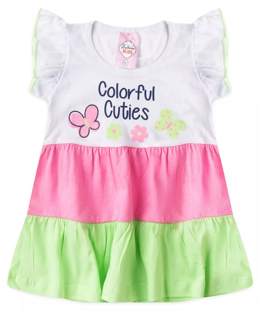Vestido para Bebê 3 Marias Branco