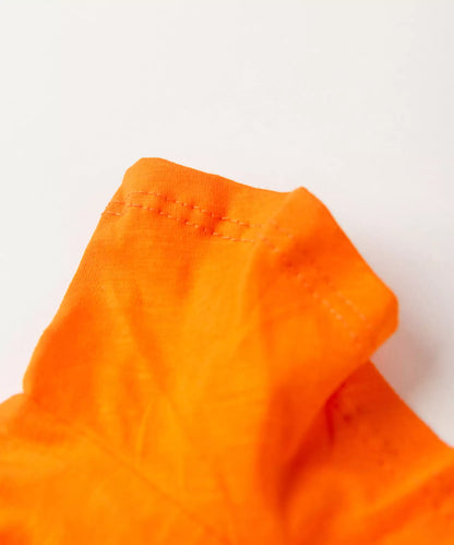 Vestido Rodado Infantil Estampado Laranja
