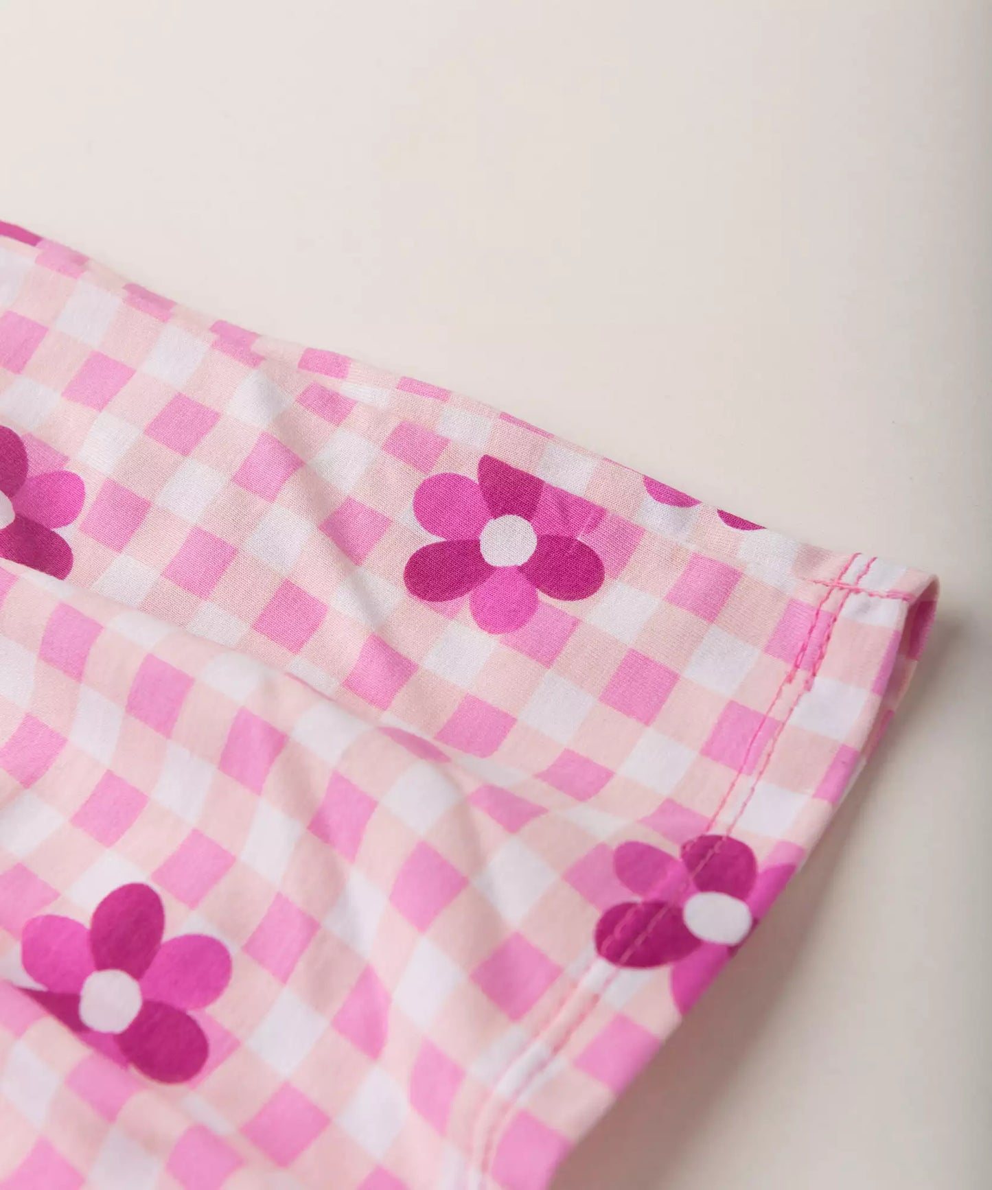 Vestido Infantil em Floral no Pink