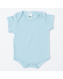 Body Básico de Verão Azul para Bebê Menino