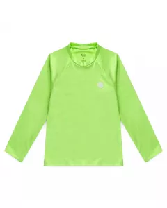 Camiseta Infantil Masculina de Protecao UV 50+ Verde