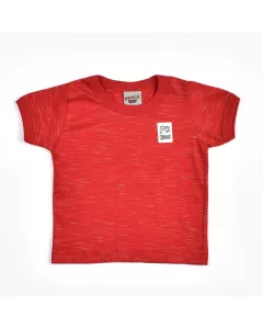 Camiseta Vermelha para Bebê Menino