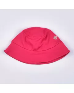 Chapéu de Praia Bucket Pink Infantil Feminino com Proteção UV 50+