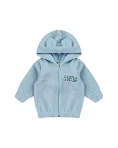 Jaqueta de Inverno para Bebe Menino Peluciada Azul
